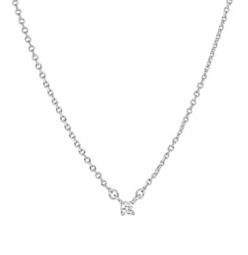 Esther | Delicate Mini Zirconia Stone Necklace - LB BOUTIQ